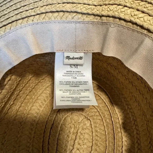 Madewell straw hat - Picture 8 of 9